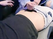 嫩妹子KTV沙发啪啪冰红茶抹JJ插入猛操