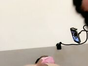 爆乳细腰美腿 性感小姐姐好久没播 面具炮友操逼1