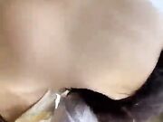 乱伦内射瞒着亲哥带着大嫂偷偷出来打野炮裤子脱一半就迫不及待操逼不小心内射了