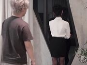 颜值美女 拥有玫瑰乳晕的售楼部欲姐职业装取悦客户
