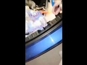 气质眼镜骚货 公园户外被车震 黑丝高跟没穿内裤直接掏出JK舔操菊花