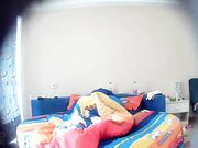 酒店偷拍刚睡醒的纹身男一把抓住美女的大奶子后各种姿势来一炮 奶子又圆又大